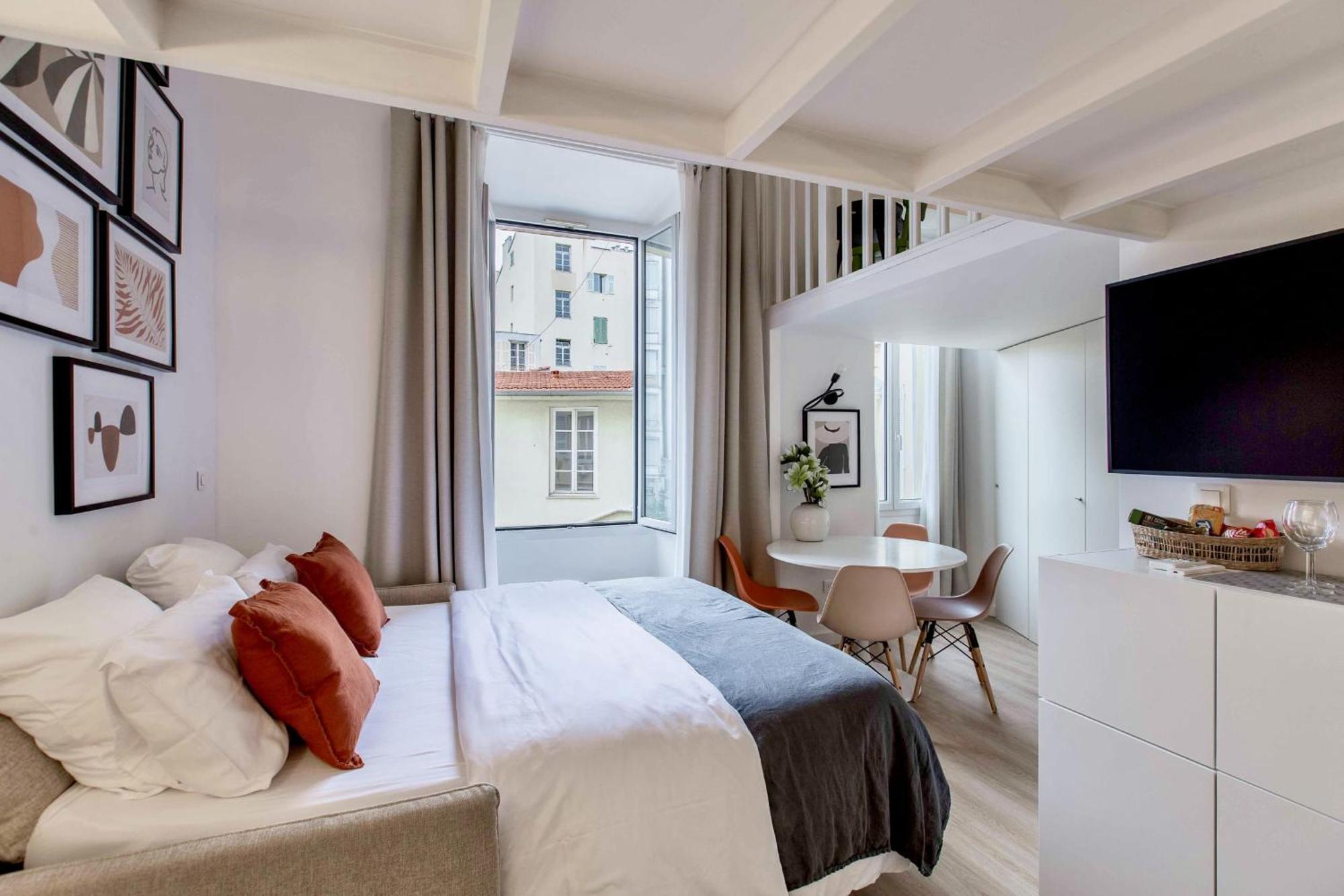 Suede Promenade Duplex Apartment At 1 Min From The Sea 2 Bathrooms Nice Buitenkant foto