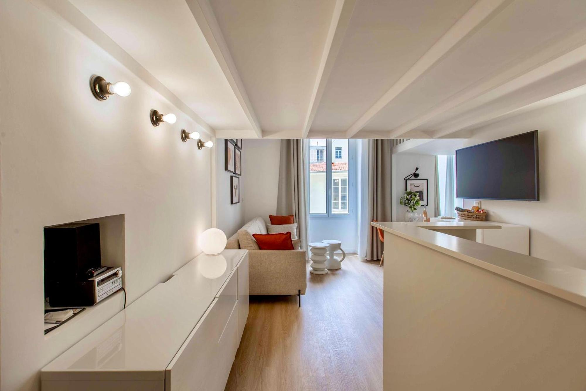 Suede Promenade Duplex Apartment At 1 Min From The Sea 2 Bathrooms Nice Buitenkant foto